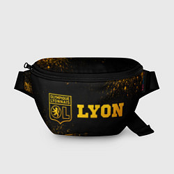 Поясная сумка Lyon - gold gradient по-горизонтали