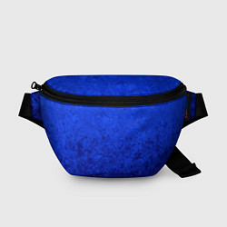 Поясная сумка Ультрамарин синий абстрактный