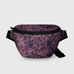 Поясная сумка Абстрактный брызги сине-розовый, цвет: 3D-принт