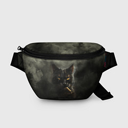 Поясная сумка Кот - Бегемот, цвет: 3D-принт