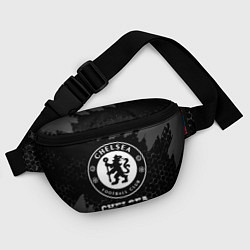 Поясная сумка Chelsea sport на темном фоне, цвет: 3D-принт — фото 2