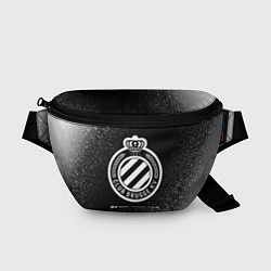 Поясная сумка Club Brugge sport на темном фоне, цвет: 3D-принт