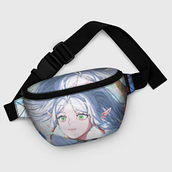 Поясная сумка Sousou no Frieren Фрирен beautiful smile, цвет: 3D-принт — фото 2