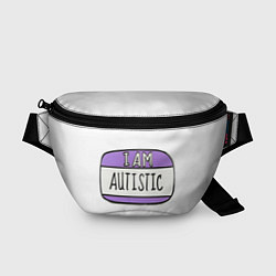Поясная сумка Аутист значок, цвет: 3D-принт