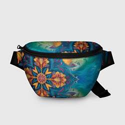 Поясная сумка Батик в традиционном индонезийском стиле, цвет: 3D-принт