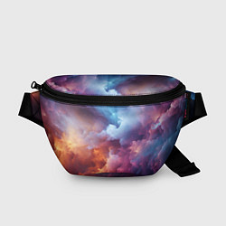Поясная сумка Облачный космос, цвет: 3D-принт