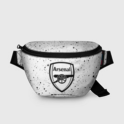 Поясная сумка Arsenal sport на светлом фоне, цвет: 3D-принт