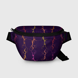 Поясная сумка Молнии на пурпурном