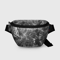 Поясная сумка Абстракция - серый дым, цвет: 3D-принт