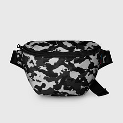 Поясная сумка Камуфляж серый, цвет: 3D-принт