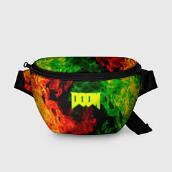 Поясная сумка Doom Eternal fire, цвет: 3D-принт