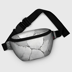 Поясная сумка Растрескавшийся бетон, цвет: 3D-принт — фото 2