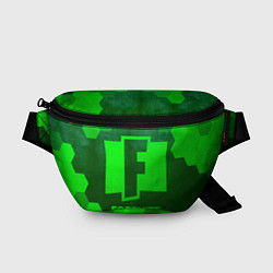 Поясная сумка Fortnite - green gradient