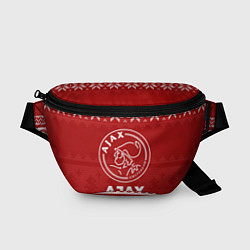 Поясная сумка Новогодний Ajax, цвет: 3D-принт
