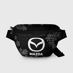 Поясная сумка Снежный Mazda, цвет: 3D-принт