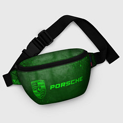 Поясная сумка Porsche - green gradient по-горизонтали, цвет: 3D-принт — фото 2