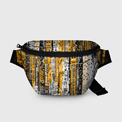 Поясная сумка Cyberpunk pattern yellow