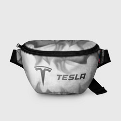 Поясная сумка Tesla - white gradient по-горизонтали