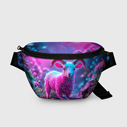 Поясная сумка Козлик в розовом, цвет: 3D-принт