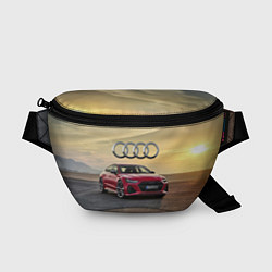 Поясная сумка Audi RS 7 на закате солнца