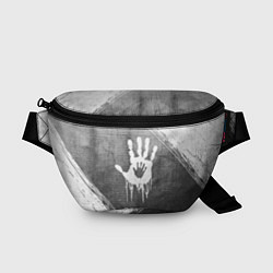 Поясная сумка Death Stranding - grey gradient