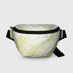 Поясная сумка The color is white and yellow, цвет: 3D-принт