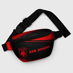 Поясная сумка AEK Athens - red gradient по-горизонтали, цвет: 3D-принт — фото 2