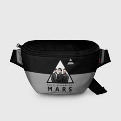 Поясная сумка 30 Seconds to Mars - poster, цвет: 3D-принт