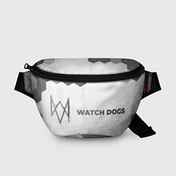 Поясная сумка Watch Dogs - white gradient по-горизонтали