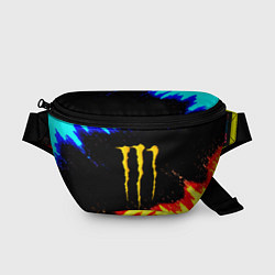 Поясная сумка Monster energy огненные краски