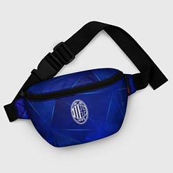 Поясная сумка AC Milan blue poly, цвет: 3D-принт — фото 2