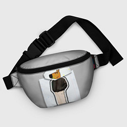Поясная сумка Чиловый парень - свидетель мем, цвет: 3D-принт — фото 2