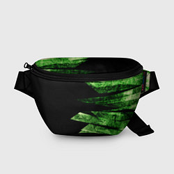 Поясная сумка Color green black