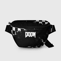 Поясная сумка Doom краски клетка, цвет: 3D-принт
