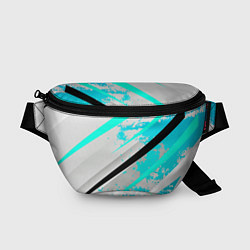 Поясная сумка Color white light blue