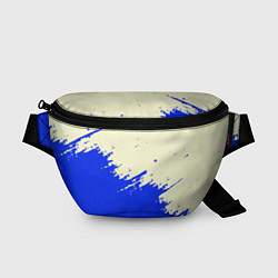 Поясная сумка Color blue white