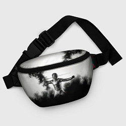 Поясная сумка Фехтовальщик в черном дыму, цвет: 3D-принт — фото 2