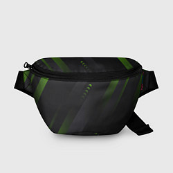 Поясная сумка Color black green, цвет: 3D-принт