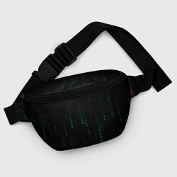 Поясная сумка Color black green, цвет: 3D-принт — фото 2