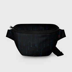 Поясная сумка Color black blue