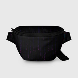 Поясная сумка Color black pink