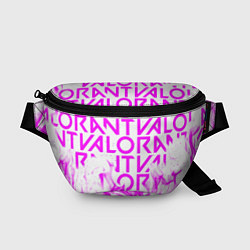 Поясная сумка Valorant розовый огонь