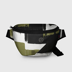 Поясная сумка Merсedes Benz логотип, цвет: 3D-принт