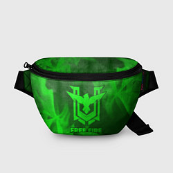 Поясная сумка Free Fire - green gradient
