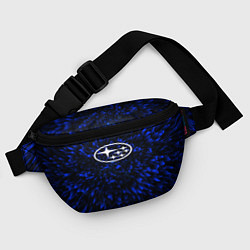 Поясная сумка Subaru blue energy, цвет: 3D-принт — фото 2