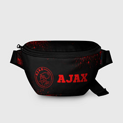 Поясная сумка Ajax - red gradient по-горизонтали, цвет: 3D-принт