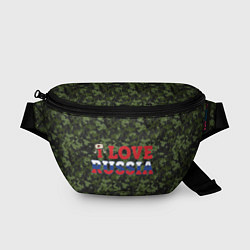 Поясная сумка I love Rassiа