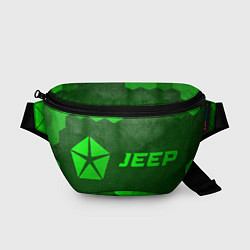 Поясная сумка Jeep - green gradient по-горизонтали