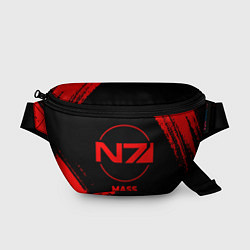 Поясная сумка Mass Effect - red gradient