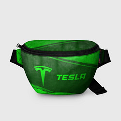 Поясная сумка Tesla - green gradient по-горизонтали